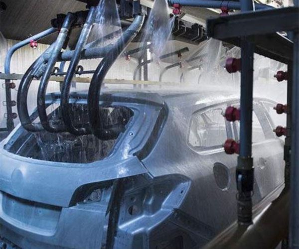 Car coating pretreatment washing